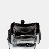 Clutch de fiesta negro