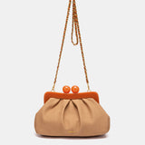 Clutch de fiesta camel