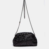 Bolso de fiesta con lentejuelas en negro