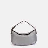 Bolso de mano en plateado
