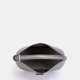 Bolso de mano en plateado