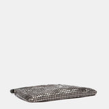 Bolso de hombro en malla metálica plata