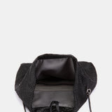 Bandolera de malla metálica negra