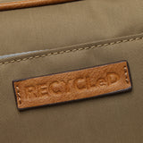 Borsa da toilette da donna realizzata con materiali di cammello riciclati