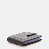 Damenlederkartenetui in Schwarz