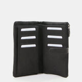 Cartera grande de mujer jacquard en negro