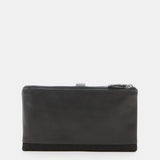 Cartera grande de mujer jacquard en negro