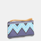 Neceser de mujer con print geométrico en lila