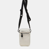 Bolso para el móvil en tejidos reciclados beige