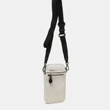 Bolso para el móvil en tejidos reciclados beige