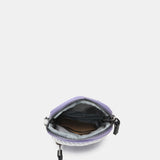 Bolso para el móvil en tejidos reciclados lavanda
