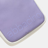 Bolso para el móvil en tejidos reciclados lavanda