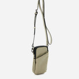 Green leather mobile phone bag