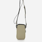 Green leather mobile phone bag