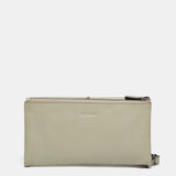 Portafoglio grande in pelle verde