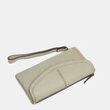 Portafoglio grande in pelle verde