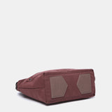 Organizador para bolso en materiales reciclados burdeos