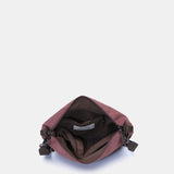 Organizador para bolso en materiales reciclados burdeos