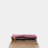 Mini borsa a tracolla fucsia