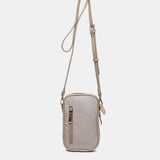 Bolso para el móvil en materiales reciclados beige