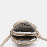 Bolso para el móvil en materiales reciclados beige