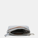Two-tone grey leather wallet