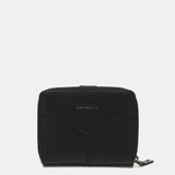 Small black leather wallet