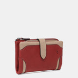 Medium red leather wallet