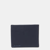 Portafoglio da uomo in pelle con protezione RFID in blu
