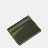 Tarjetero de hombre de piel en verde