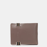 Cartera de hombre de piel con protección RFID en taupe