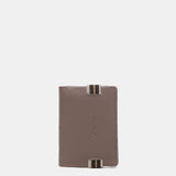 Cartera de hombre de piel con protección RFID en taupe