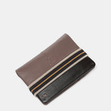 Cartera de hombre de piel con protección RFID en taupe