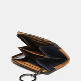 Monedero de hombre de piel en camel