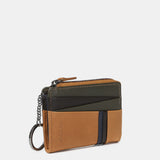Monedero de hombre de piel en camel