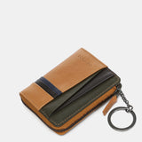Monedero de hombre de piel en camel
