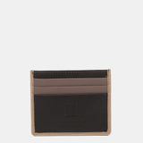 Porta carte da uomo in pelle color tortora