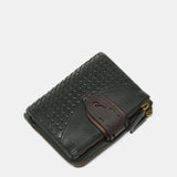 Cartera pequeña en piel verde