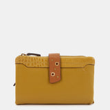 Medium amber leather wallet