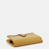 Medium amber leather wallet