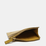 Amber leather card holder