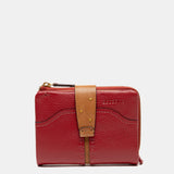 Cartera pequeña en piel roja