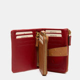 Cartera pequeña en piel roja