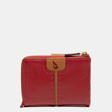 Cartera pequeña en piel roja