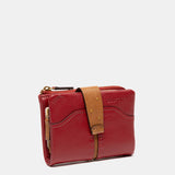 Cartera pequeña en piel roja