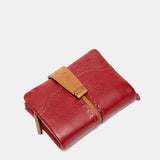 Cartera pequeña en piel roja