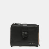 Cartera pequeña en piel negra