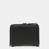 Cartera pequeña en piel negra
