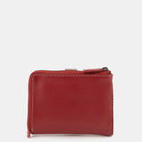 Cartera pequeña en piel roja
