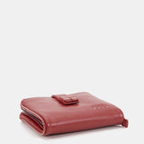 Cartera pequeña en piel roja